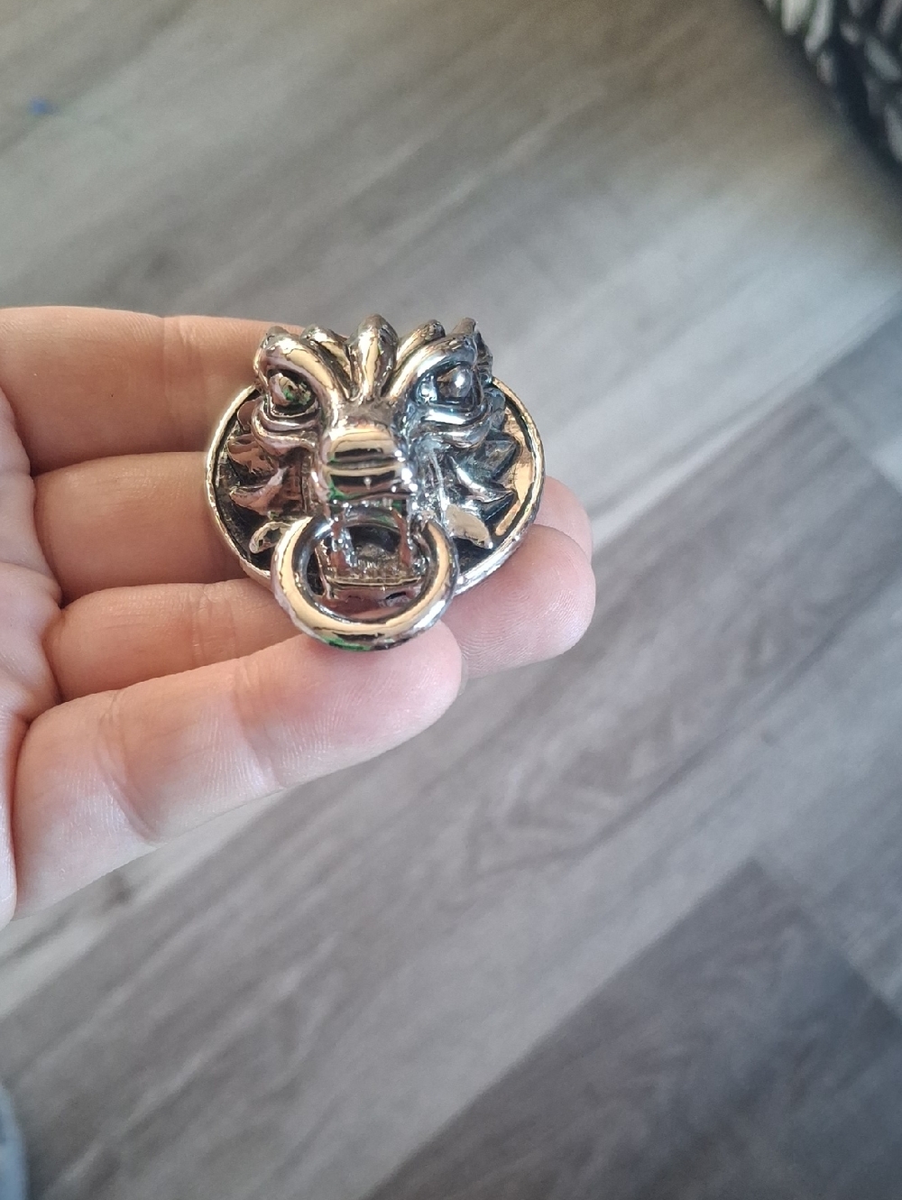 Final Fantasy VII Fenrir wolf pendant or brooch